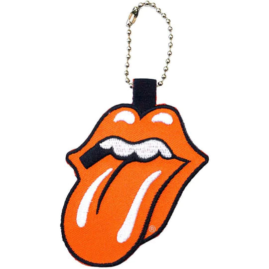 The Rolling Stones Keychain: Classic Tongue (Patch)