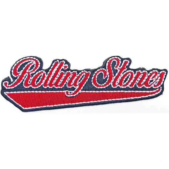 The Rolling Stones Standard Patch: Baseball Script