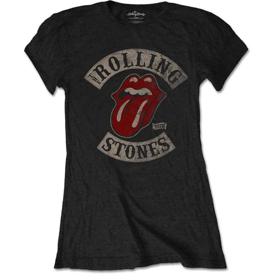 The Rolling Stones Tour 1978 Ladies T-Shirt - Special Order